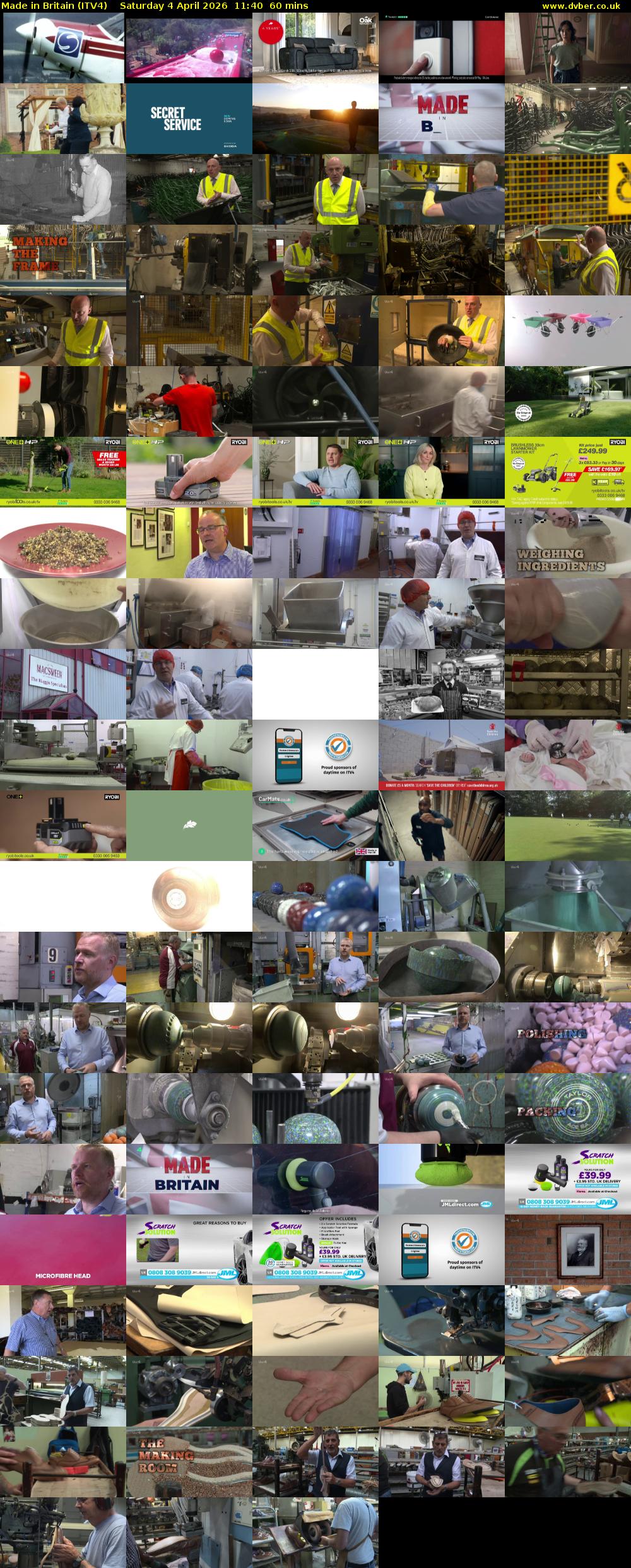 Made in Britain (ITV4) Saturday 4 April 2026 11:40 - 12:40