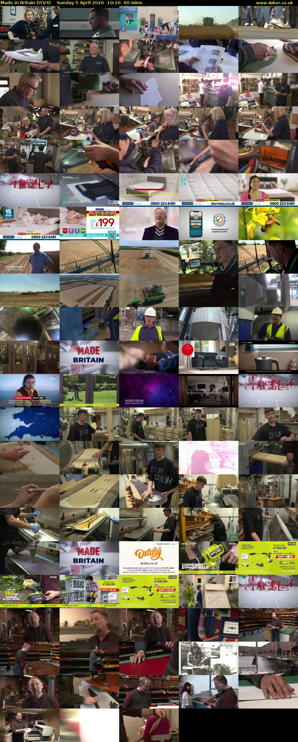 Made in Britain (ITV4) Sunday 5 April 2026 10:20 - 11:20
