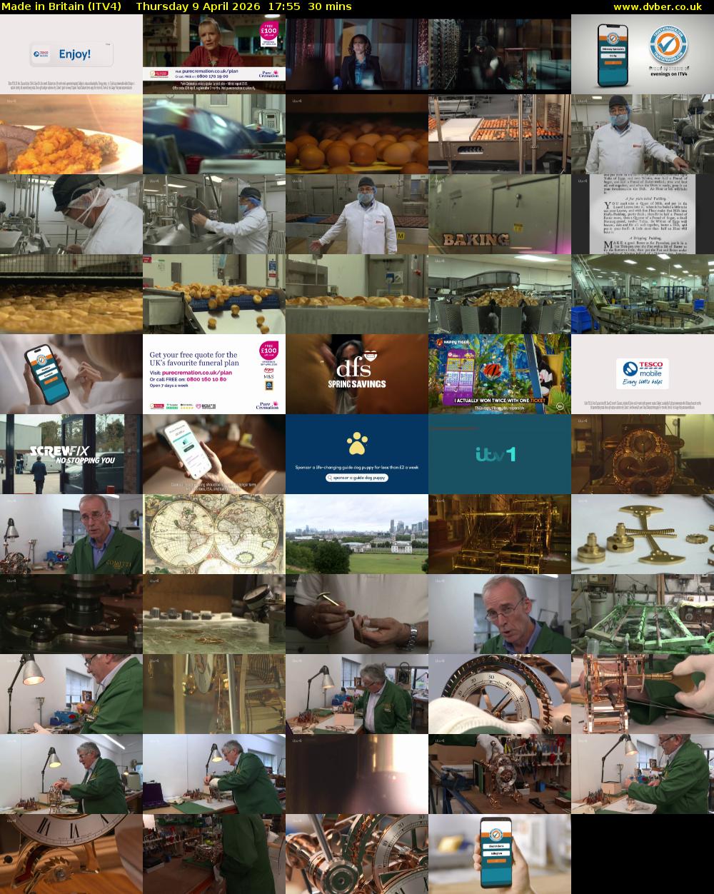 Made in Britain (ITV4) Thursday 9 April 2026 17:55 - 18:25