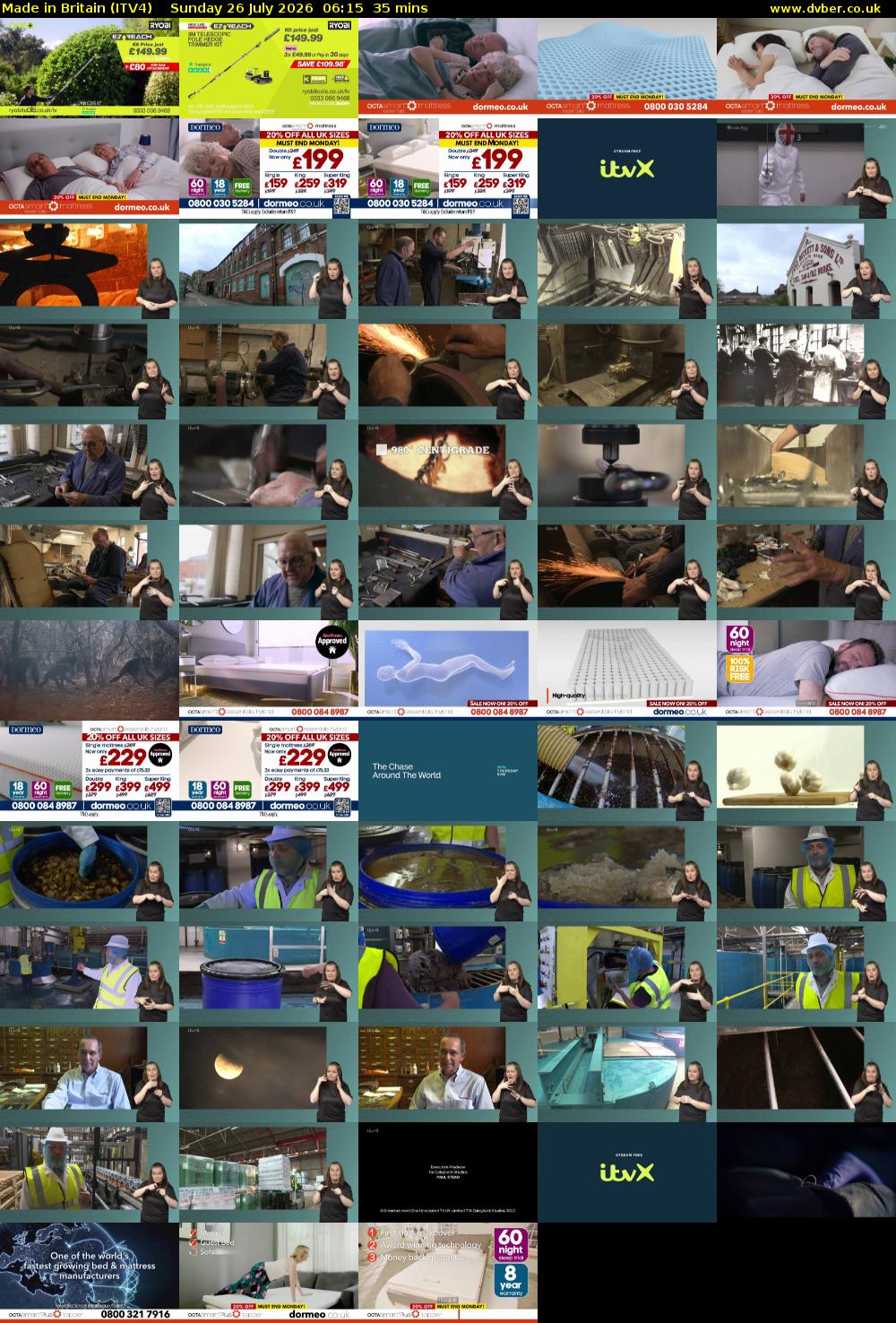 Made in Britain (ITV4) Sunday 26 July 2026 06:15 - 06:50