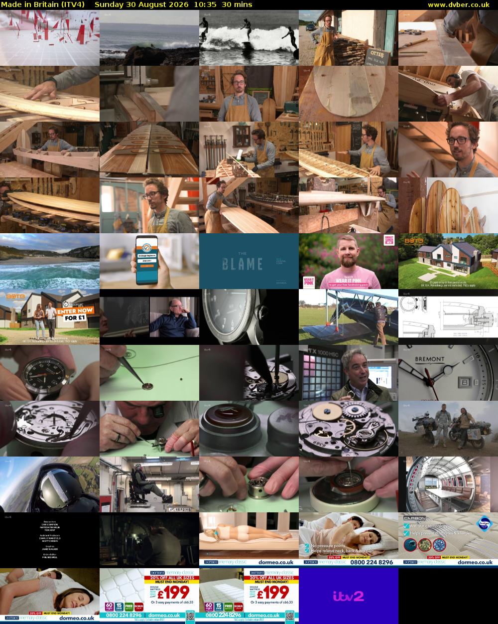 Made in Britain (ITV4) Sunday 30 August 2026 10:35 - 11:05