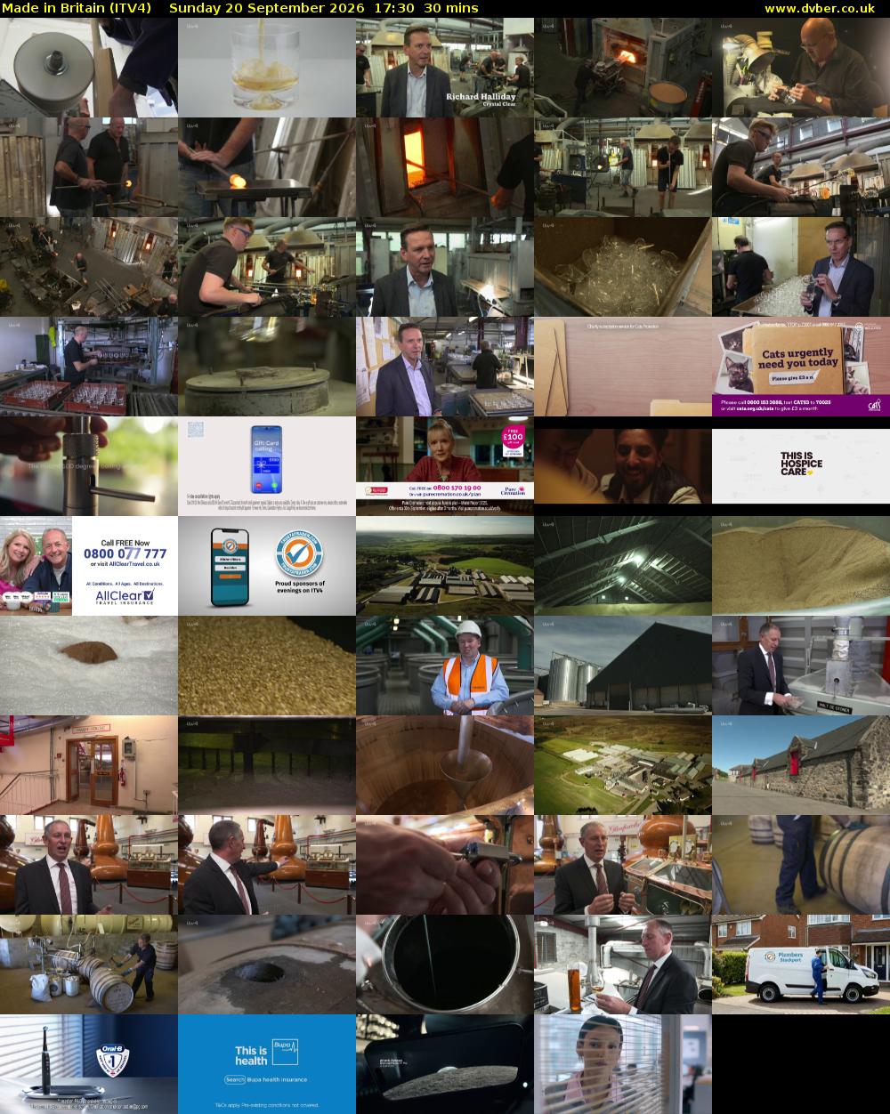 Made in Britain (ITV4) Sunday 20 September 2026 17:30 - 18:00