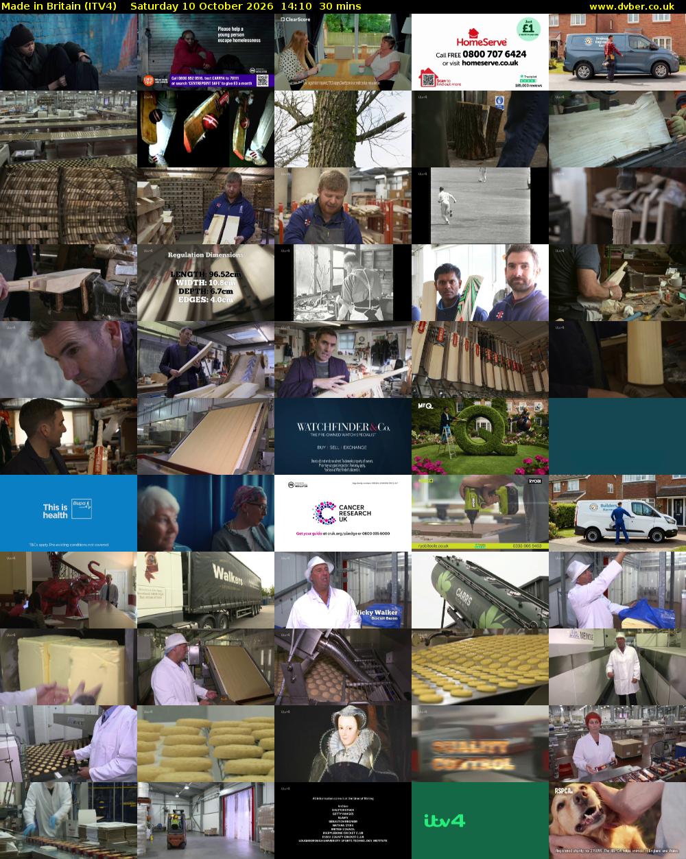 Made in Britain (ITV4) Saturday 10 October 2026 14:10 - 14:40