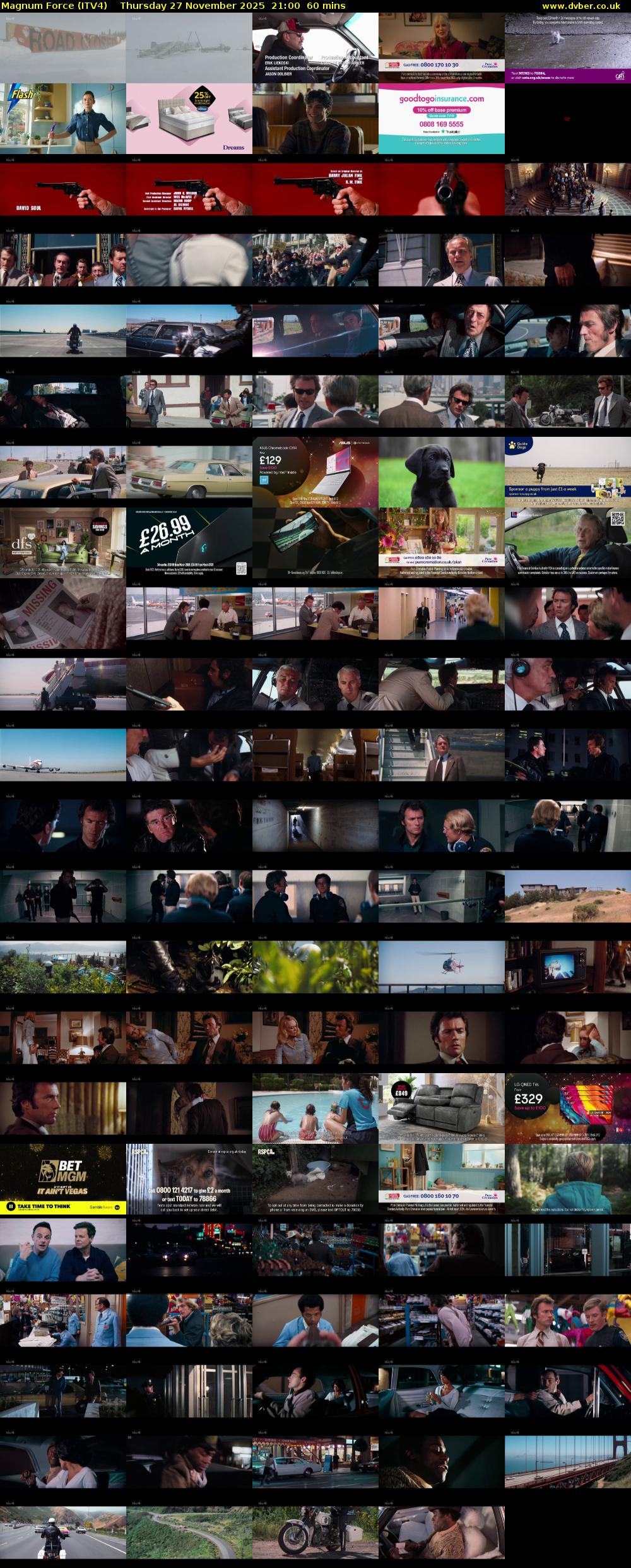 Magnum Force (ITV4) Thursday 27 November 2025 21:00 - 22:00