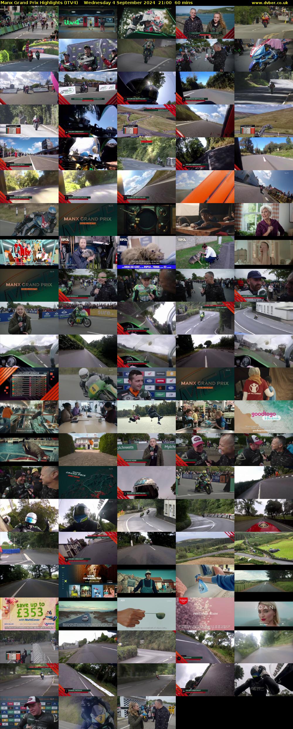 Manx Grand Prix Highlights (ITV4) Wednesday 4 September 2024 21:00 - 22:00