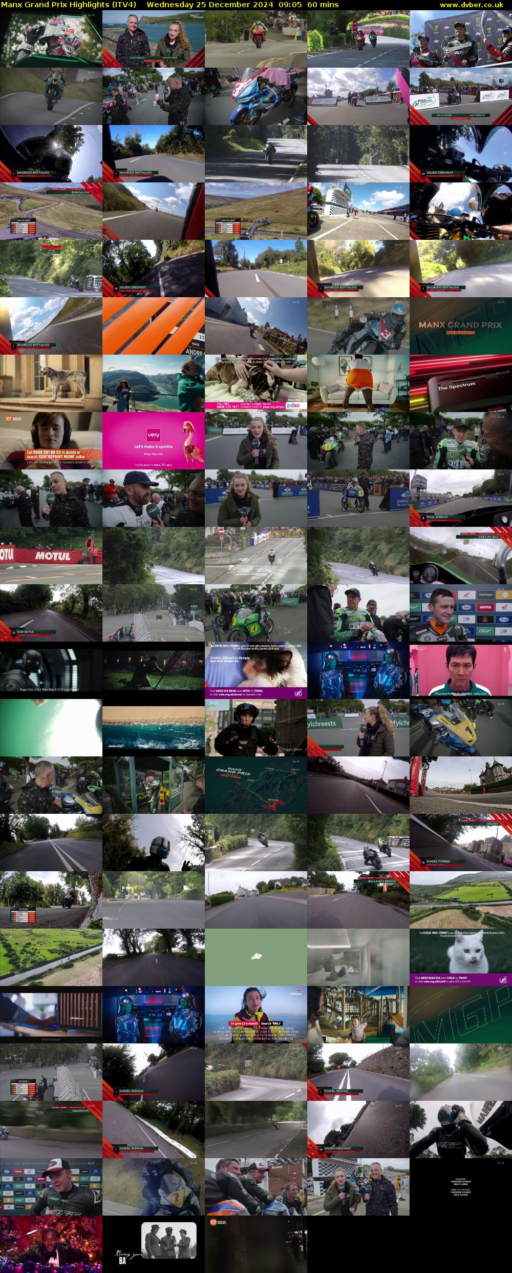 Manx Grand Prix Highlights (ITV4) Wednesday 25 December 2024 09:05 - 10:05
