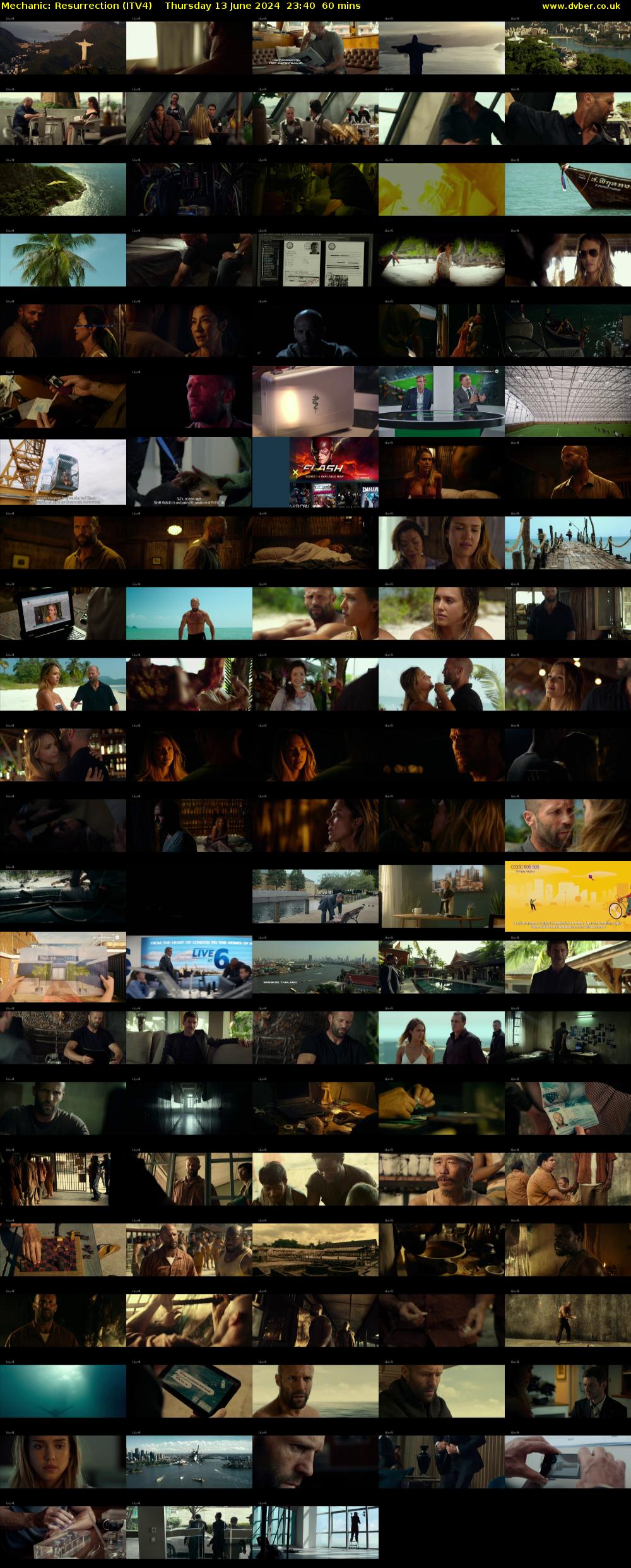 Mechanic: Resurrection (ITV4) Thursday 13 June 2024 23:40 - 00:40