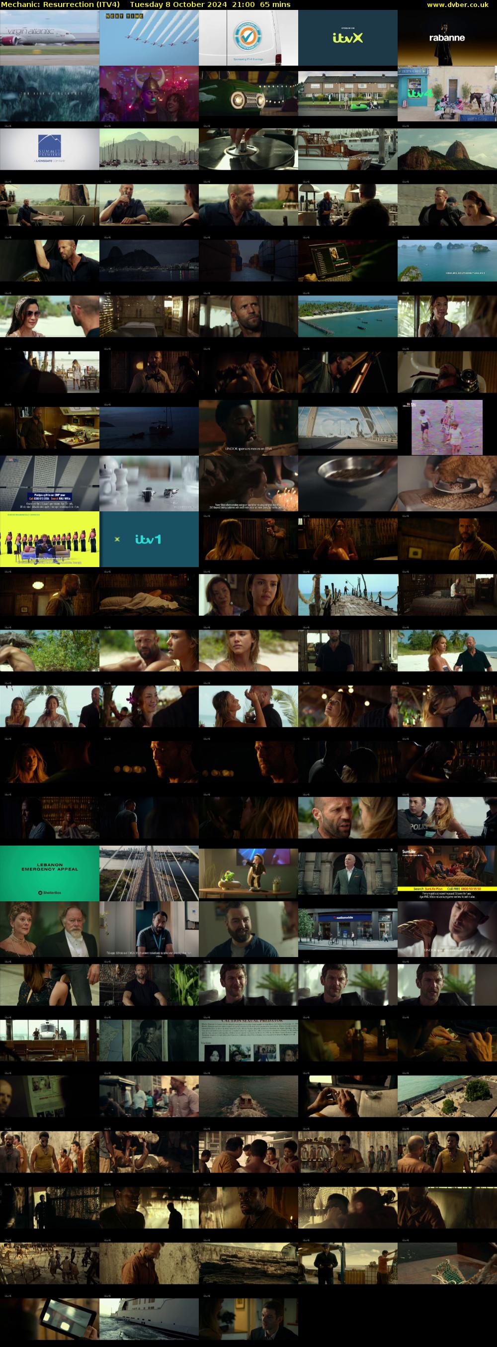 Mechanic: Resurrection (ITV4) Tuesday 8 October 2024 21:00 - 22:05