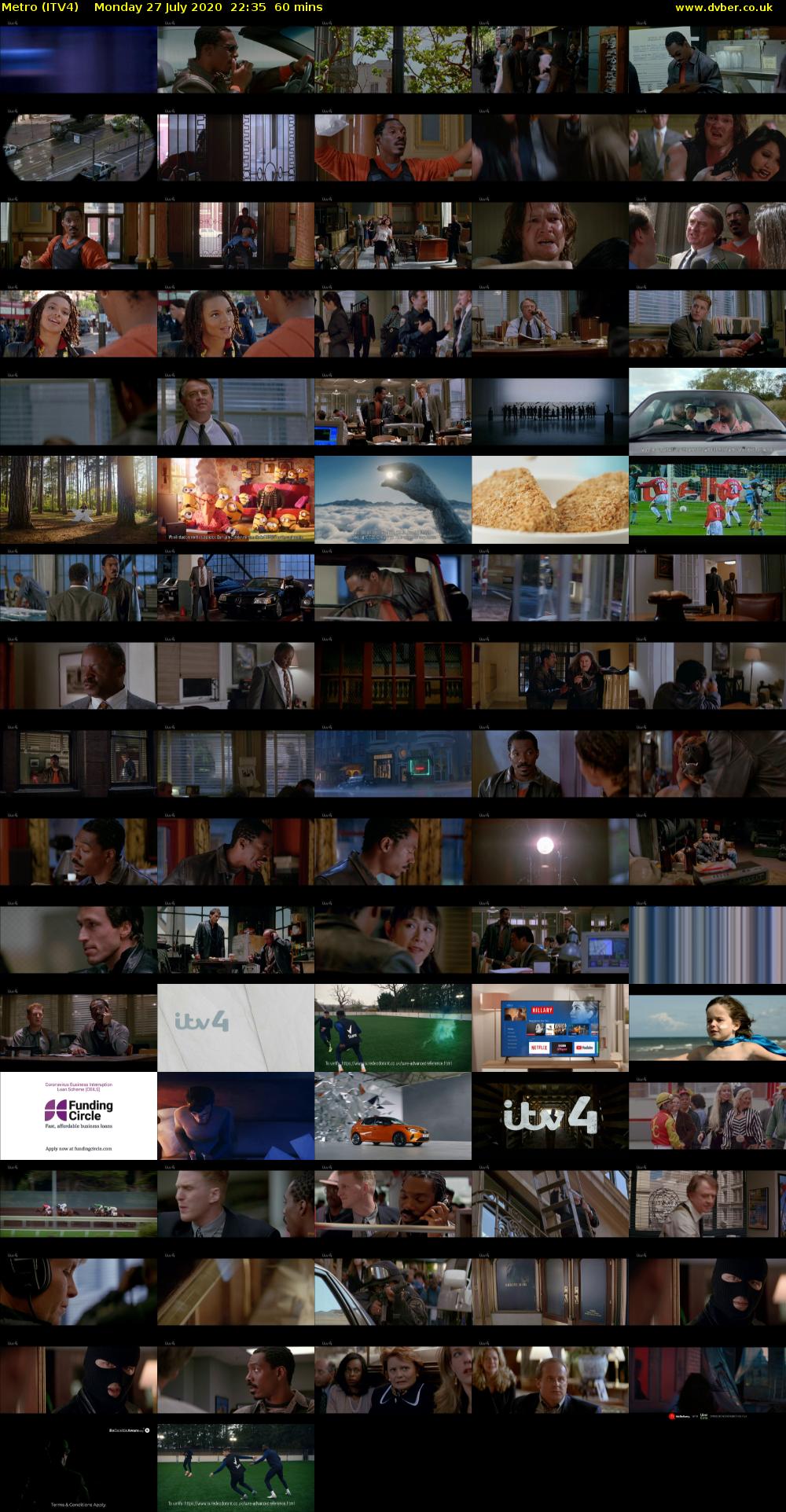 Metro (ITV4) Monday 27 July 2020 22:35 - 23:35