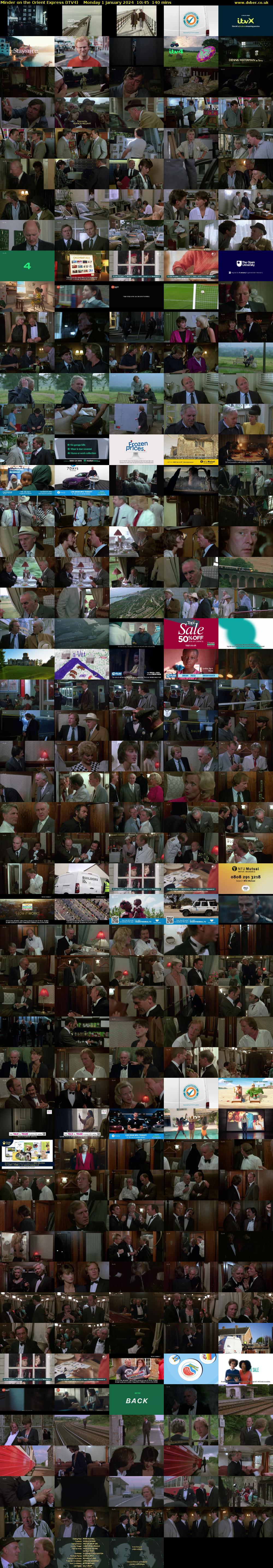 Minder on the Orient Express (ITV4) Monday 1 January 2024 10:45 - 13:05