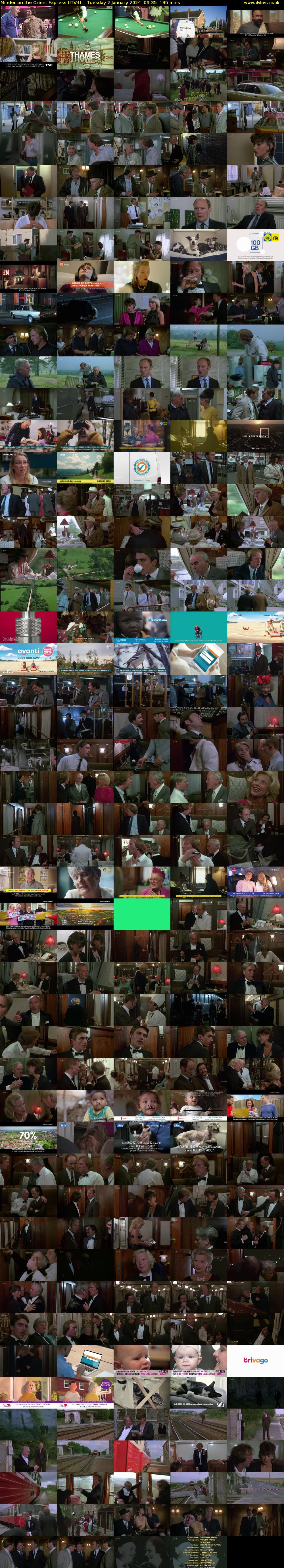 Minder on the Orient Express (ITV4) Tuesday 2 January 2024 09:35 - 11:50