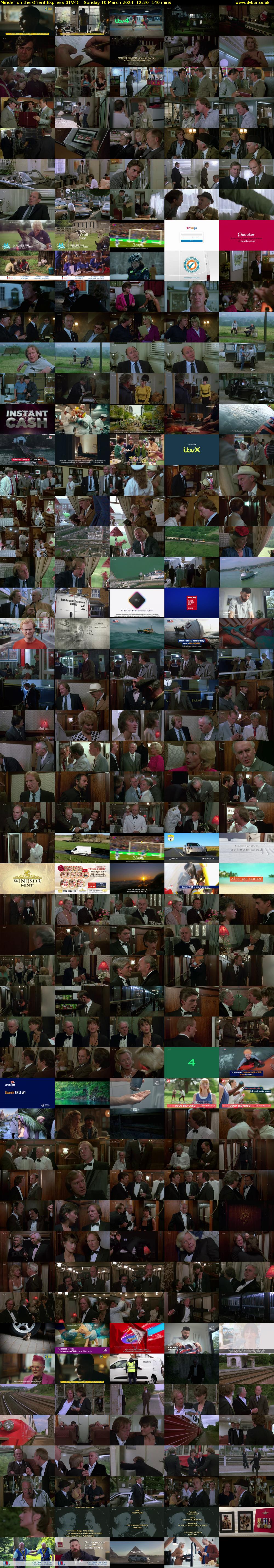 Minder on the Orient Express (ITV4) Sunday 10 March 2024 12:20 - 14:40