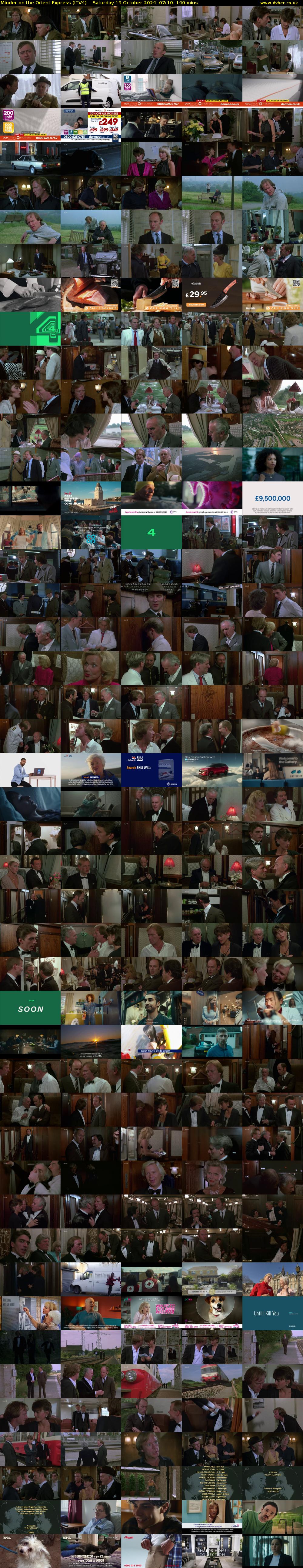 Minder on the Orient Express (ITV4) Saturday 19 October 2024 07:10 - 09:30