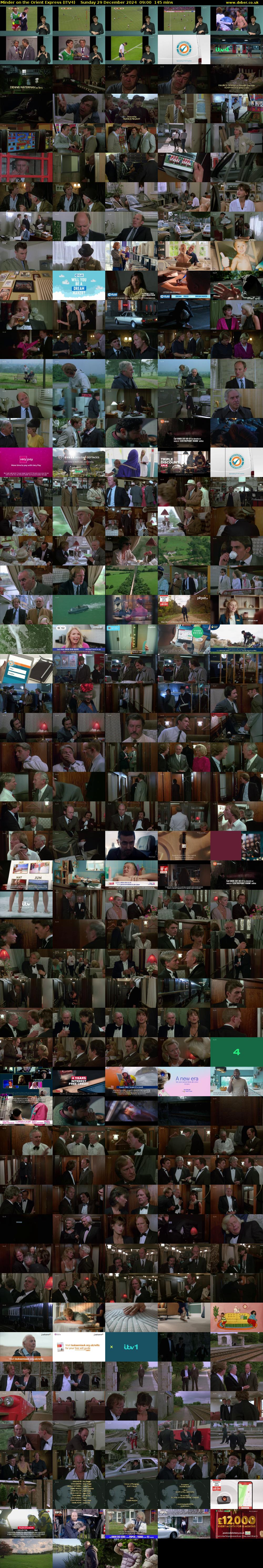 Minder on the Orient Express (ITV4) Sunday 29 December 2024 09:00 - 11:25