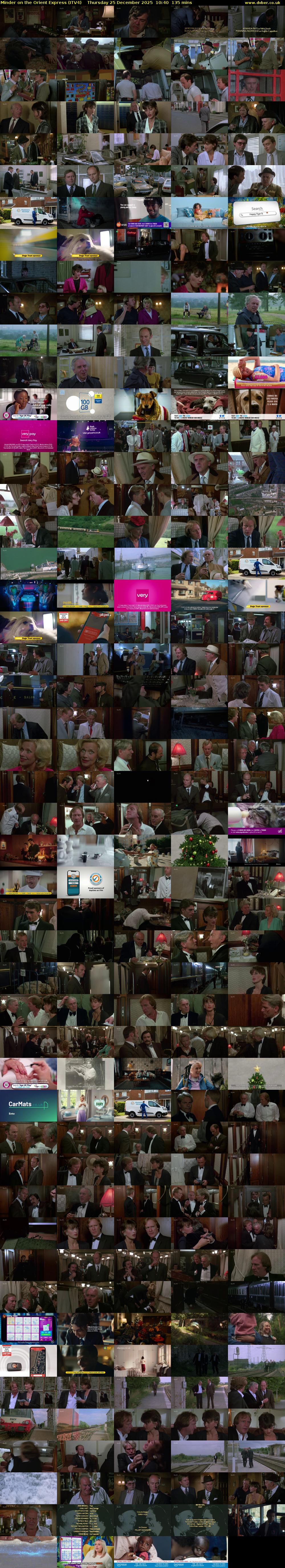 Minder on the Orient Express (ITV4) Thursday 25 December 2025 10:40 - 12:55