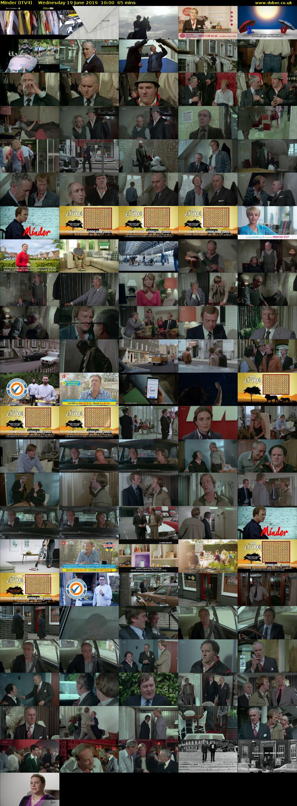 Minder (ITV4) Wednesday 19 June 2019 10:00 - 11:05