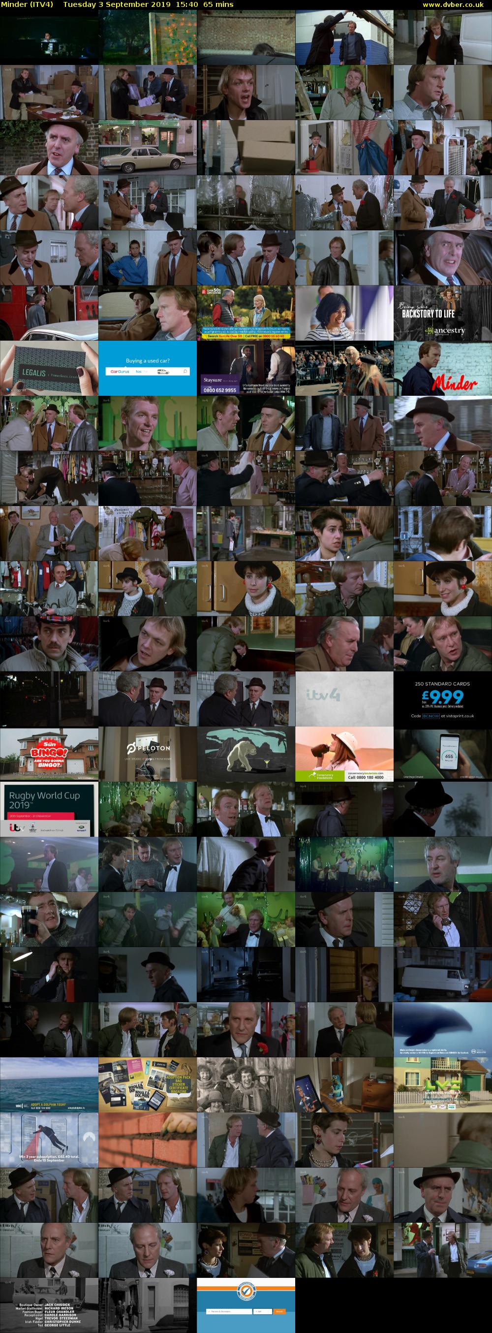 Minder (ITV4) Tuesday 3 September 2019 15:40 - 16:45