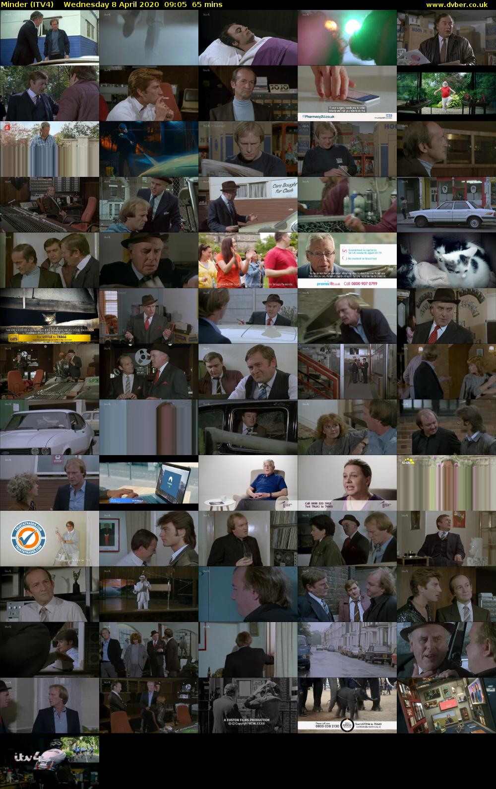 Minder (ITV4) Wednesday 8 April 2020 09:05 - 10:10