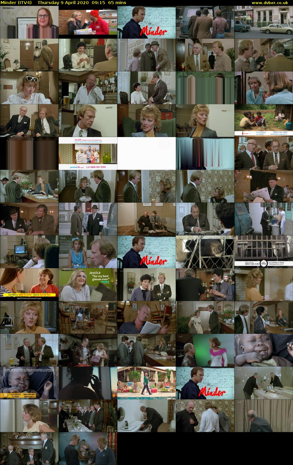 Minder (ITV4) Thursday 9 April 2020 09:15 - 10:20