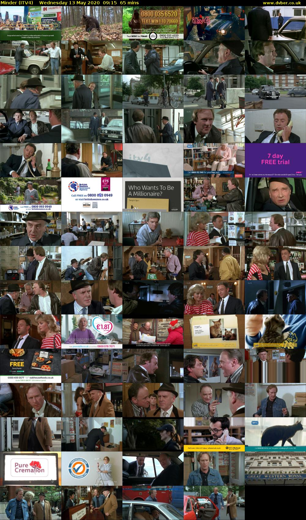 Minder (ITV4) Wednesday 13 May 2020 09:15 - 10:20