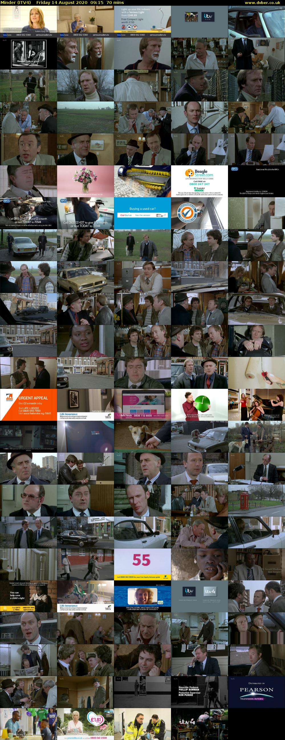 Minder (ITV4) Friday 14 August 2020 09:15 - 10:25
