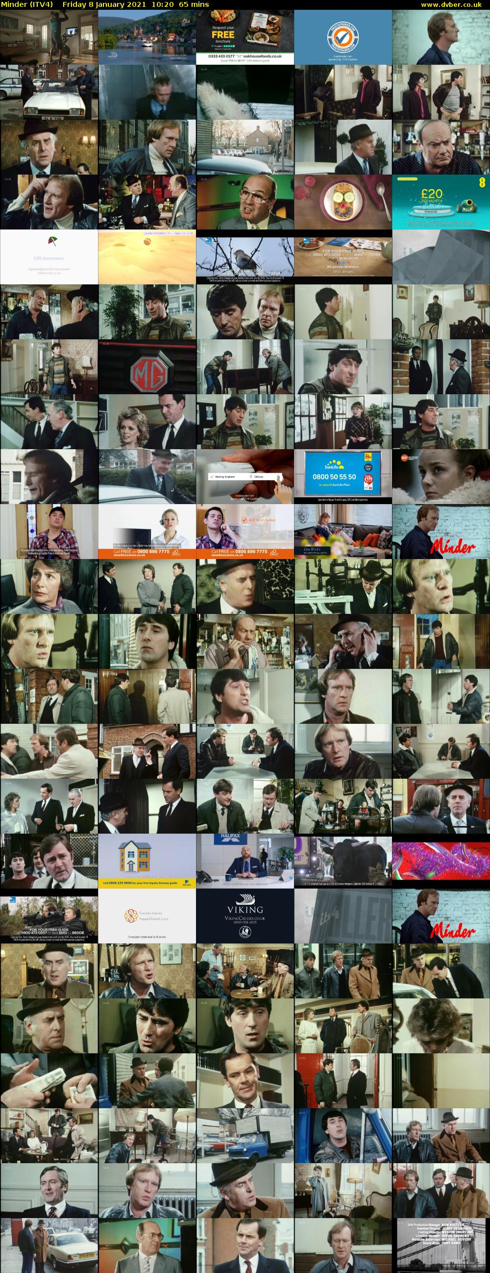 Minder (ITV4) Friday 8 January 2021 10:20 - 11:25