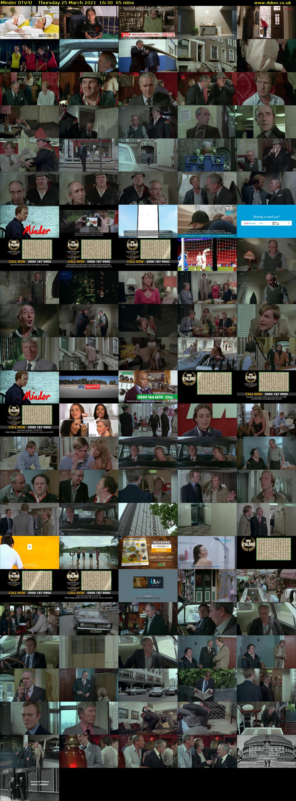 Minder (ITV4) Thursday 25 March 2021 16:30 - 17:35