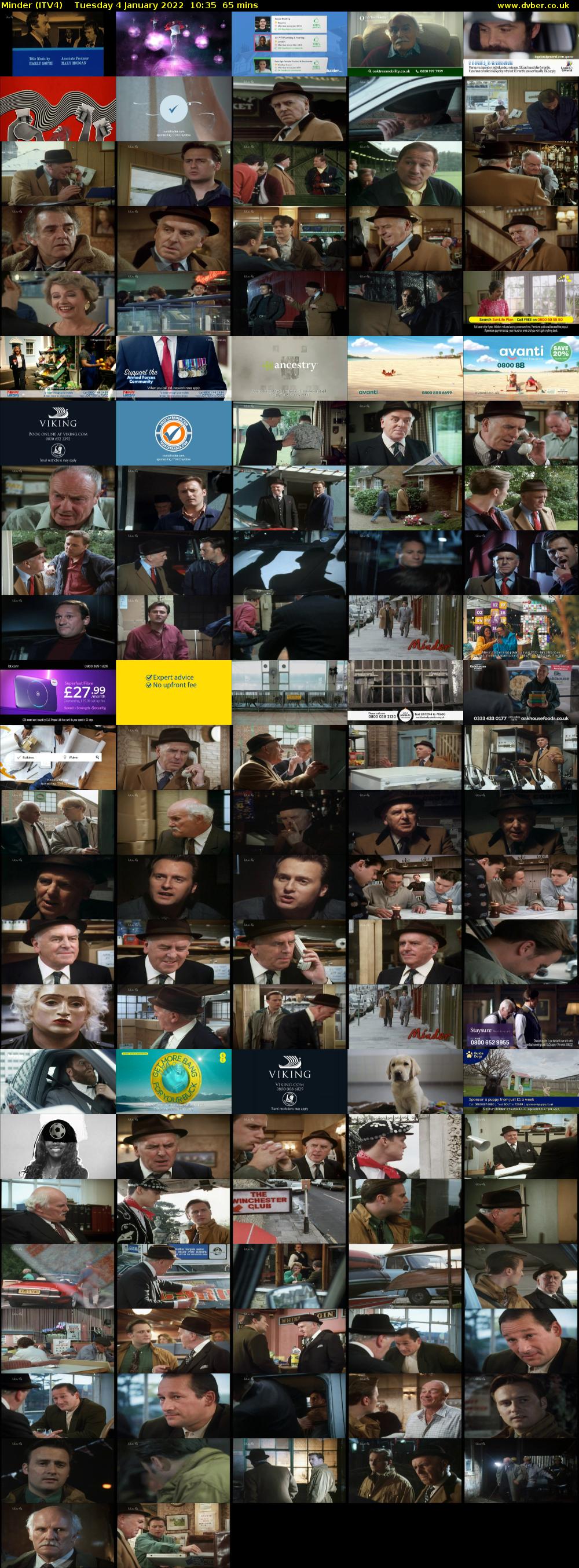 Minder (ITV4) Tuesday 4 January 2022 10:35 - 11:40