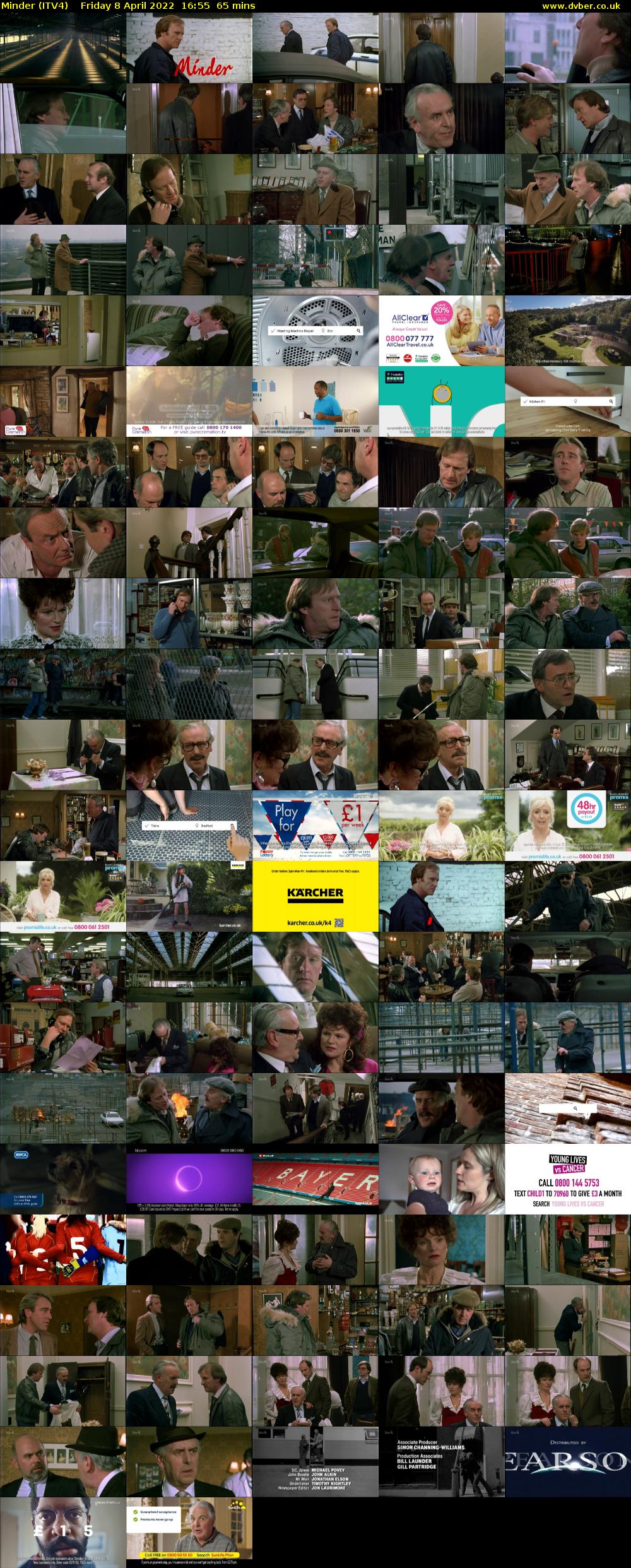 Minder (ITV4) Friday 8 April 2022 16:55 - 18:00