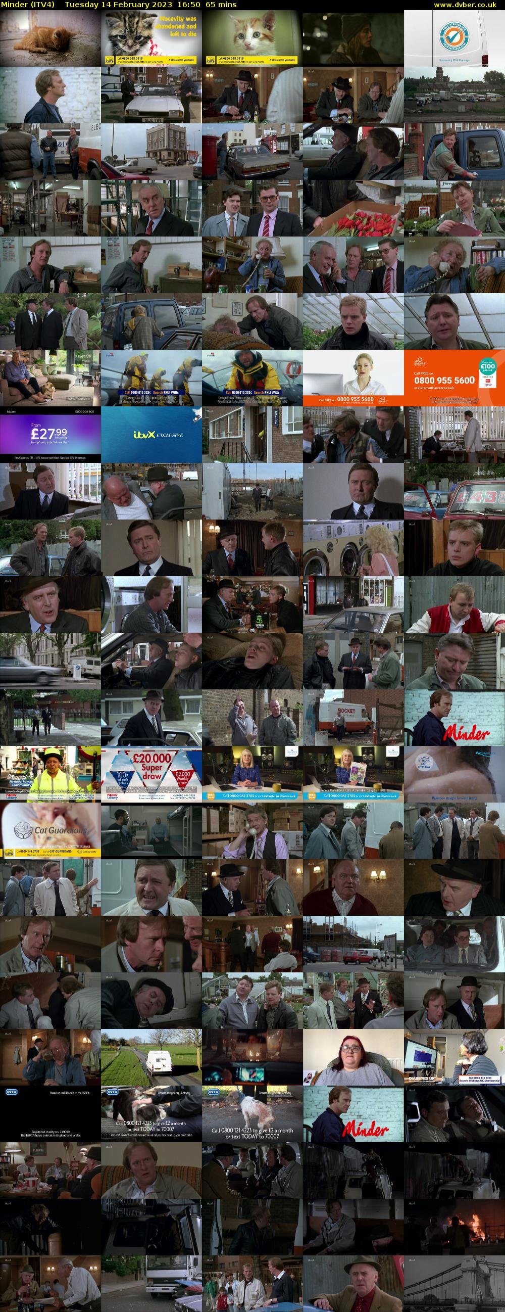 Minder (ITV4) Tuesday 14 February 2023 16:50 - 17:55