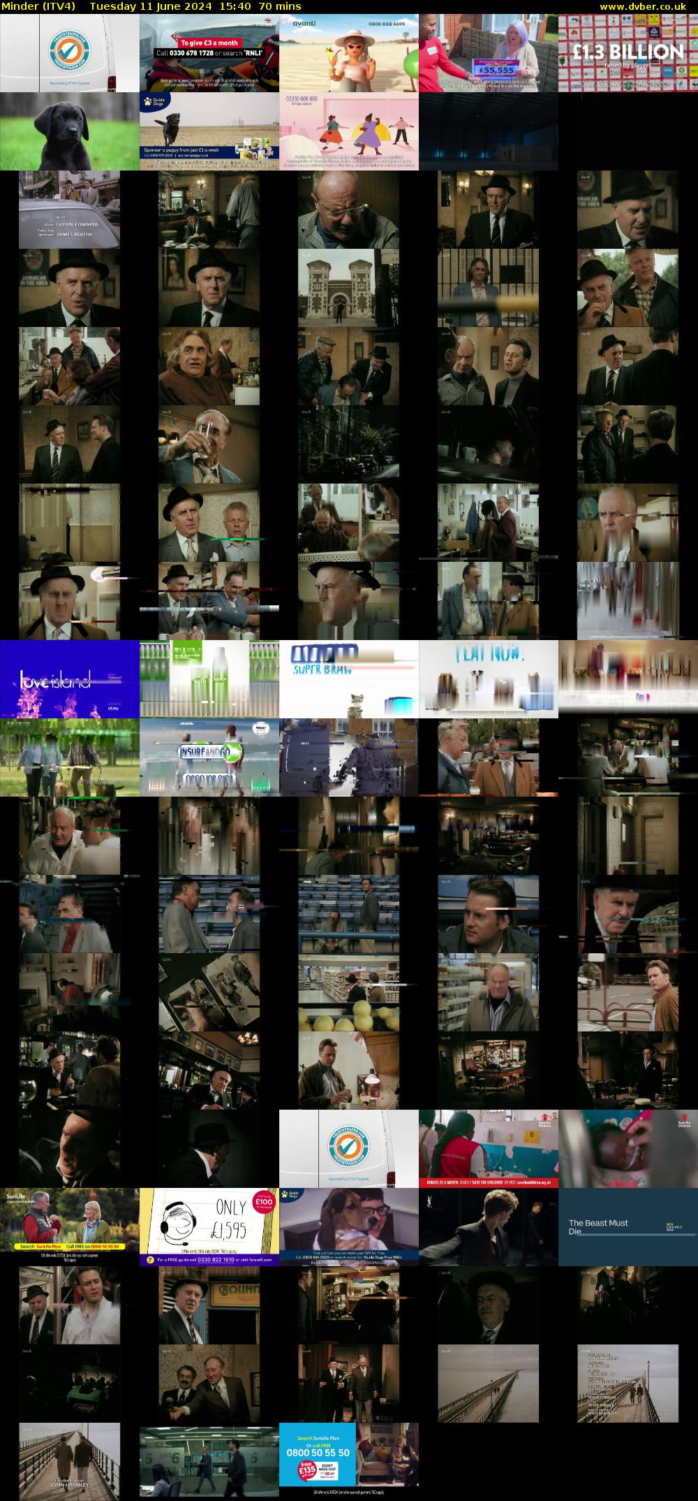 Minder (ITV4) Tuesday 11 June 2024 15:40 - 16:50