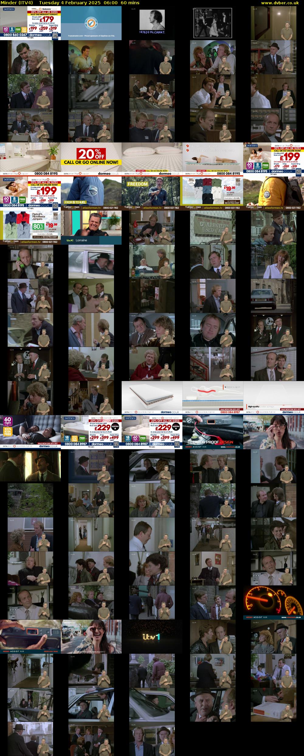 Minder (ITV4) Tuesday 4 February 2025 06:00 - 07:00