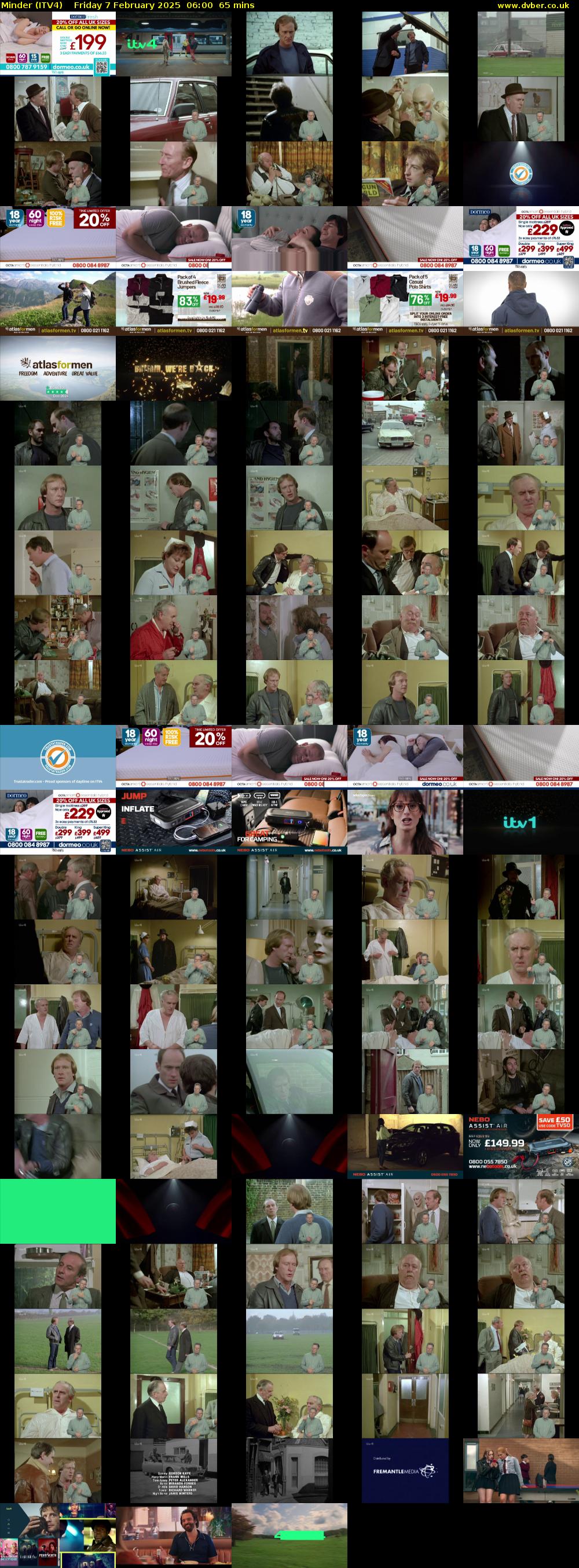 Minder (ITV4) Friday 7 February 2025 06:00 - 07:05