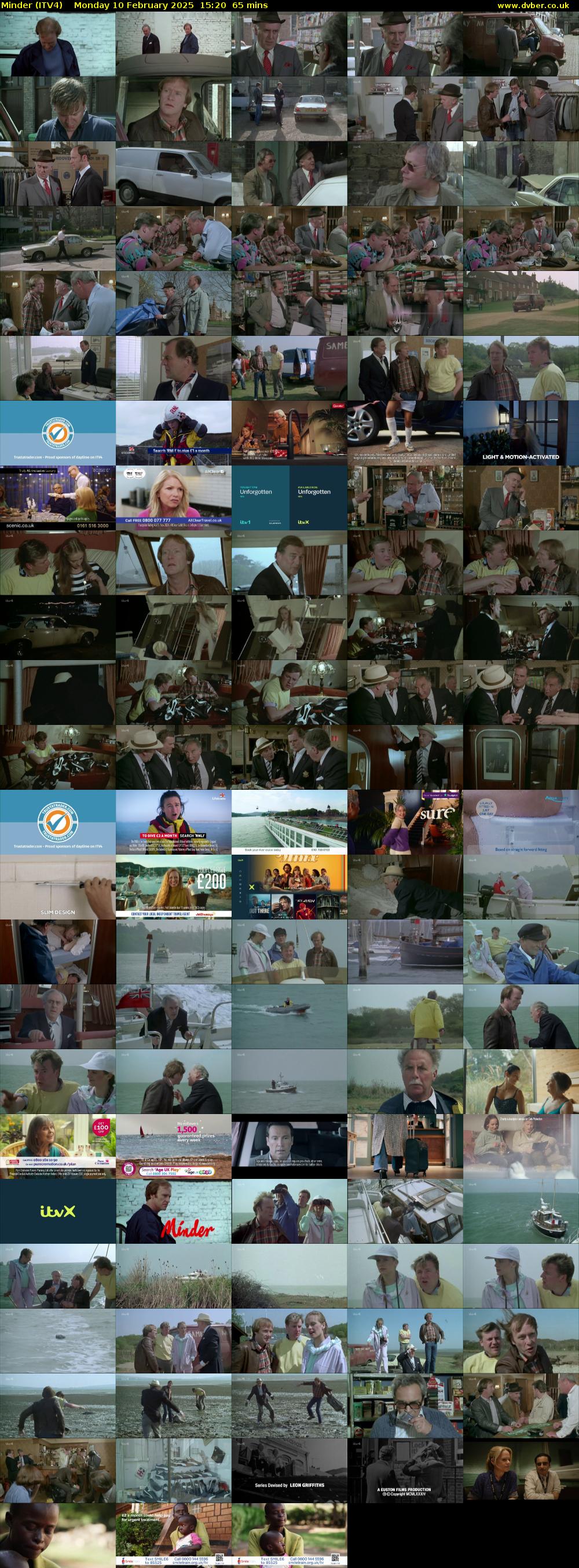 Minder (ITV4) Monday 10 February 2025 15:20 - 16:25
