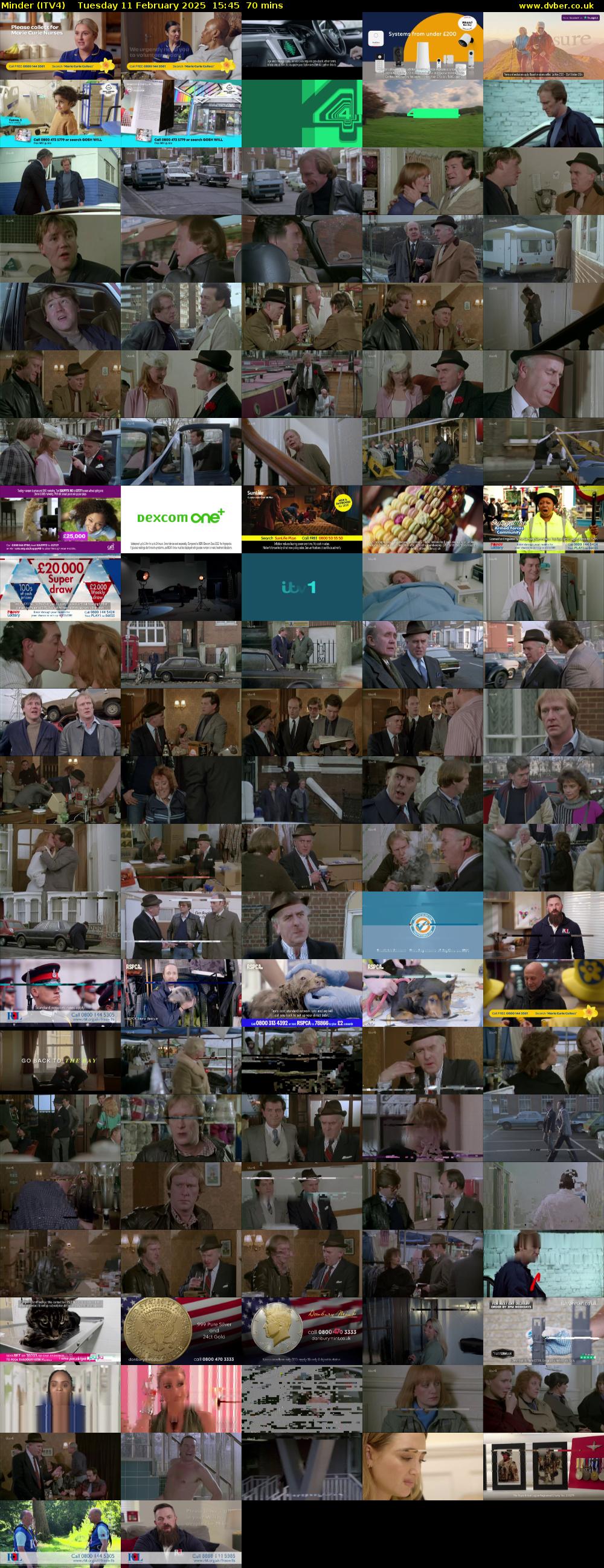 Minder (ITV4) Tuesday 11 February 2025 15:45 - 16:55