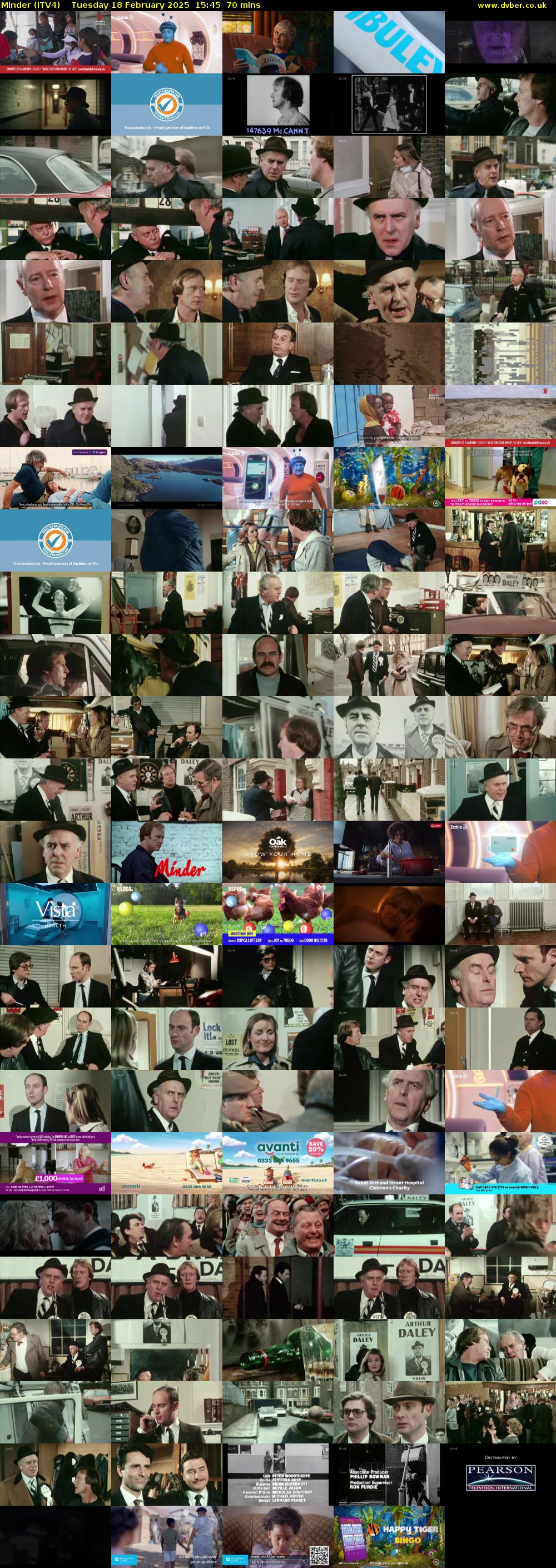 Minder (ITV4) Tuesday 18 February 2025 15:45 - 16:55