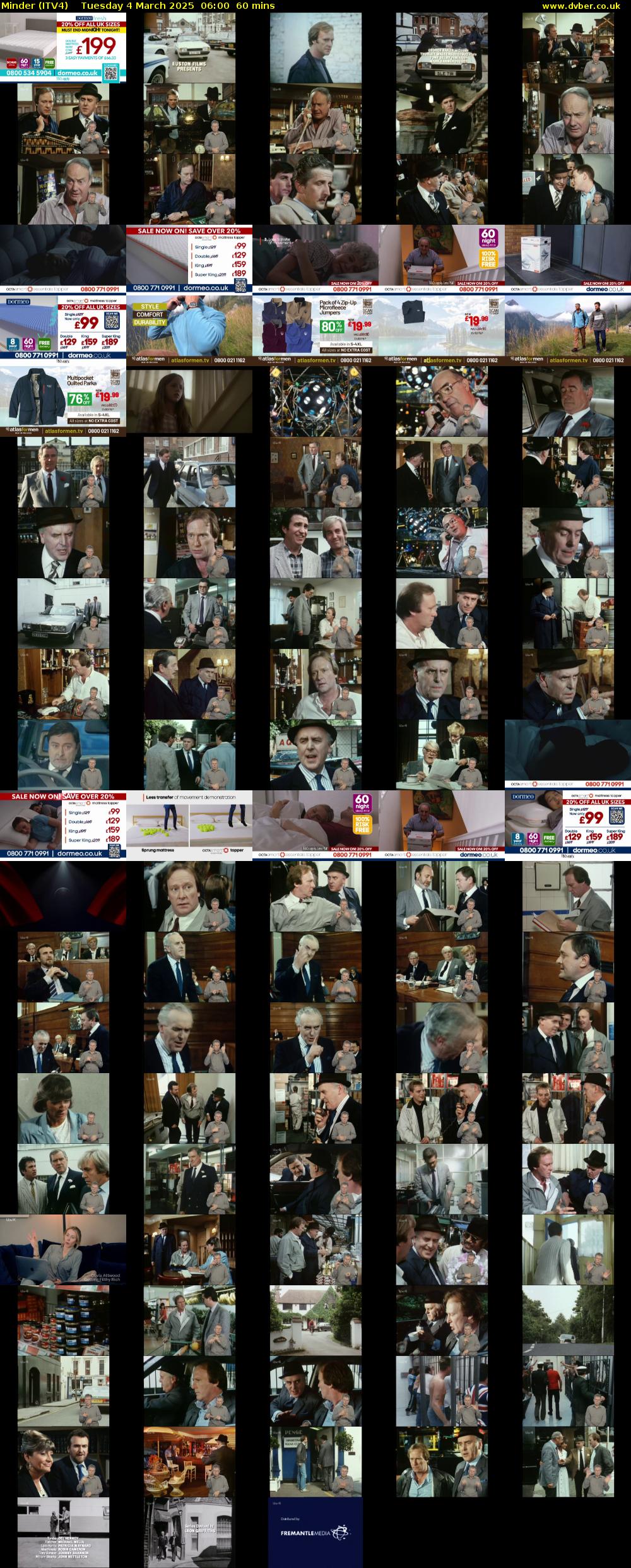 Minder (ITV4) Tuesday 4 March 2025 06:00 - 07:00