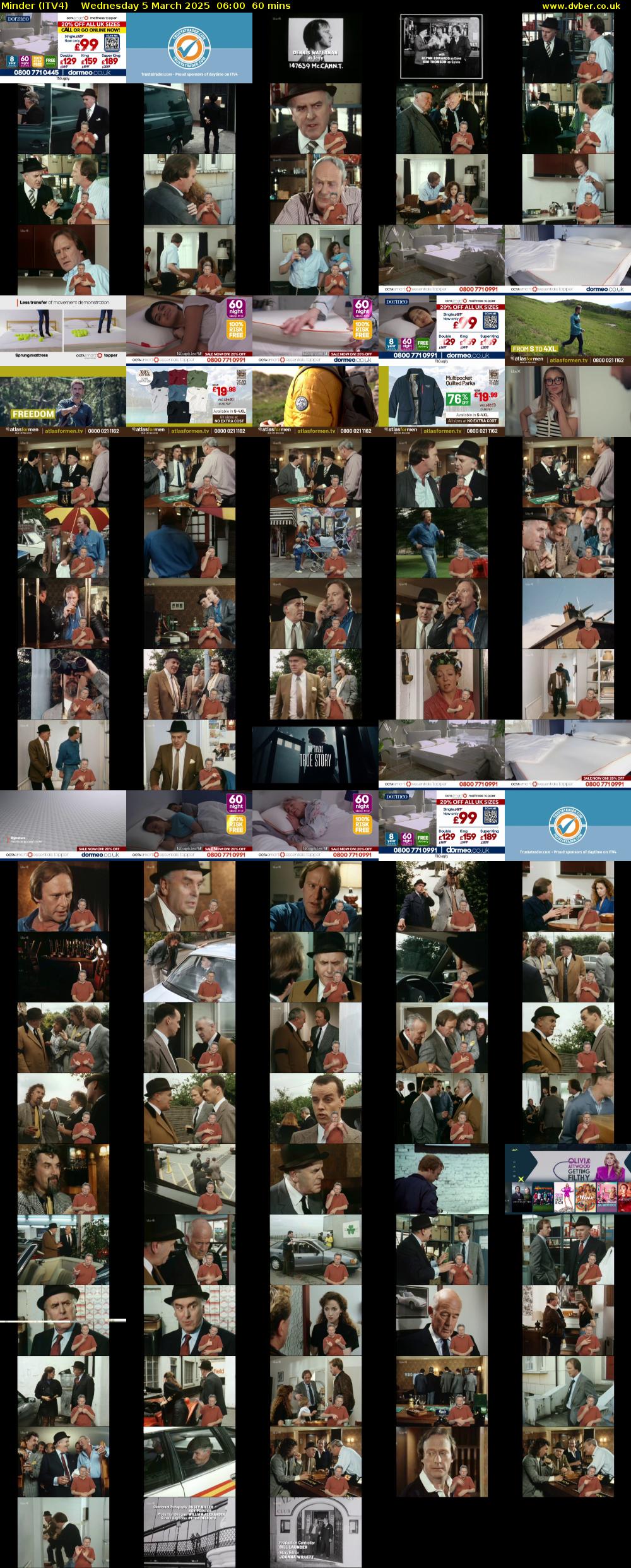 Minder (ITV4) Wednesday 5 March 2025 06:00 - 07:00