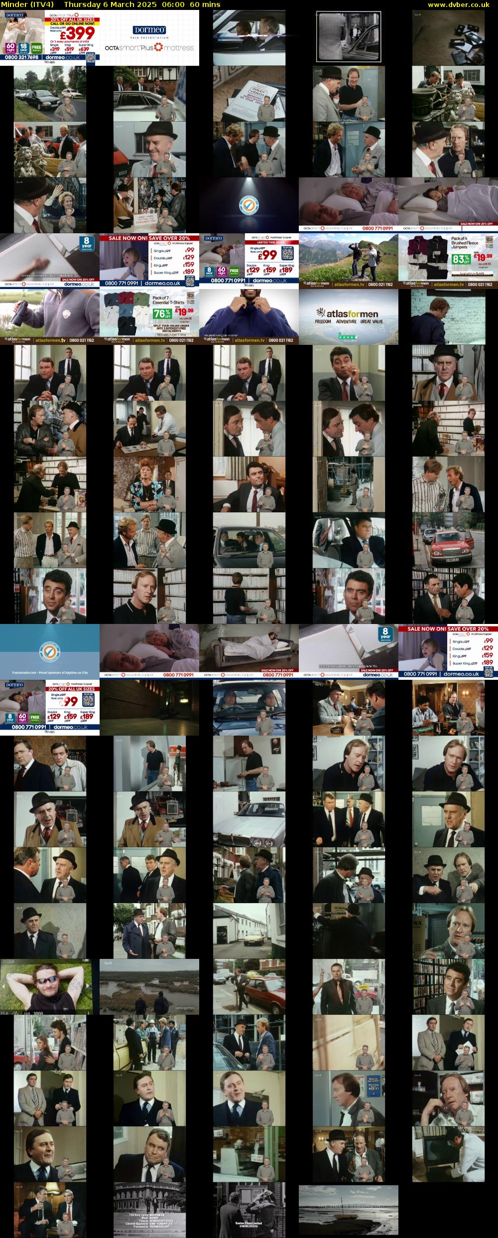 Minder (ITV4) Thursday 6 March 2025 06:00 - 07:00