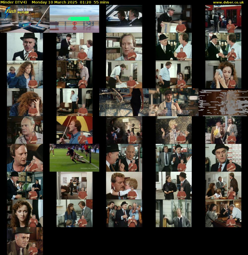 Minder (ITV4) Monday 10 March 2025 01:20 - 02:15