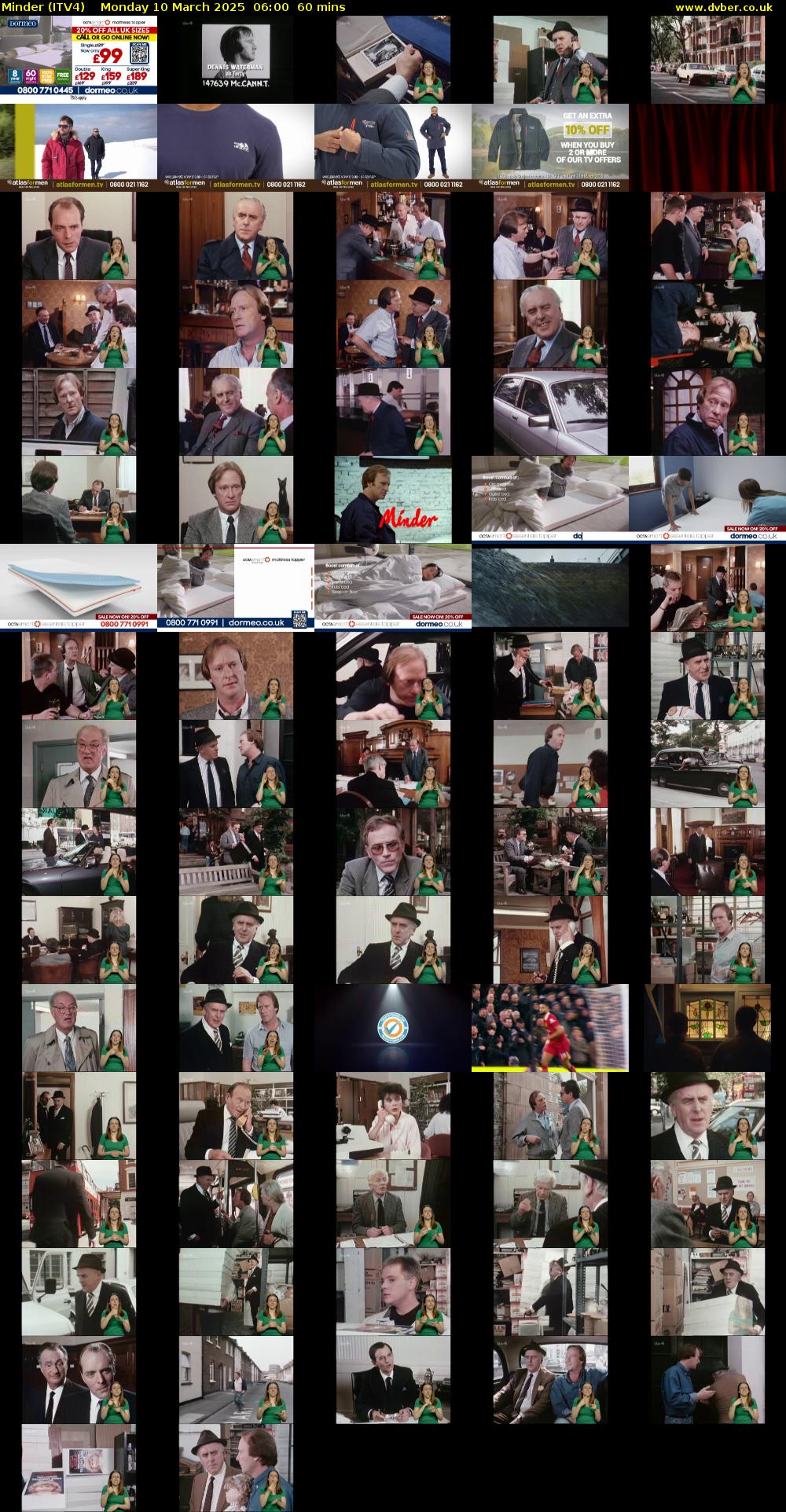 Minder (ITV4) Monday 10 March 2025 06:00 - 07:00