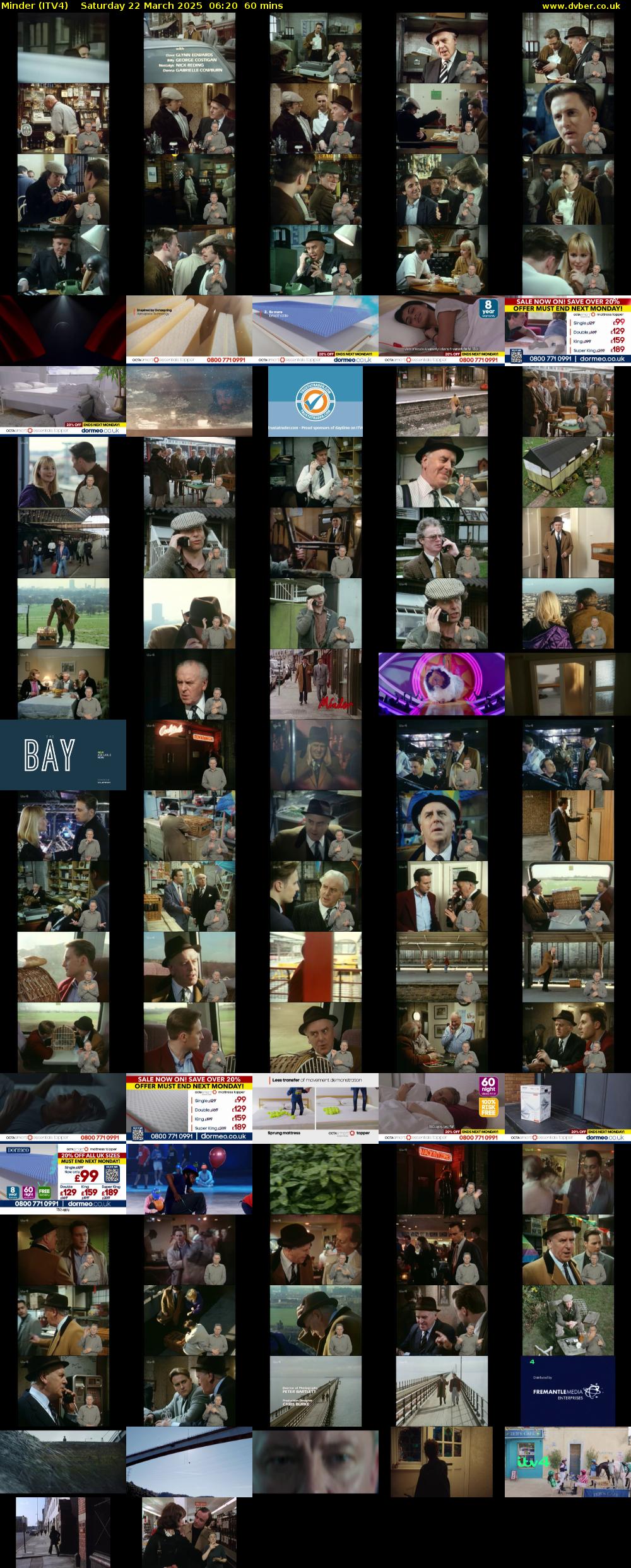 Minder (ITV4) Saturday 22 March 2025 06:20 - 07:20