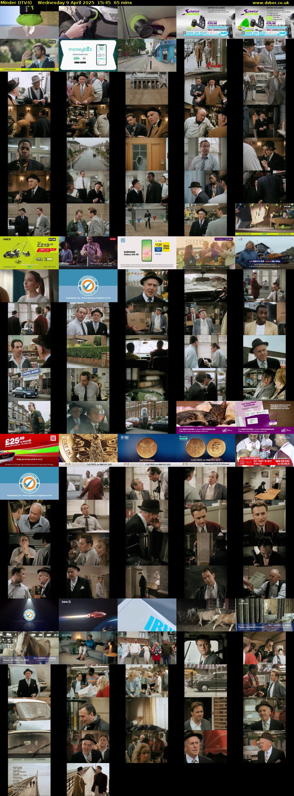 Minder (ITV4) Wednesday 9 April 2025 15:45 - 16:50