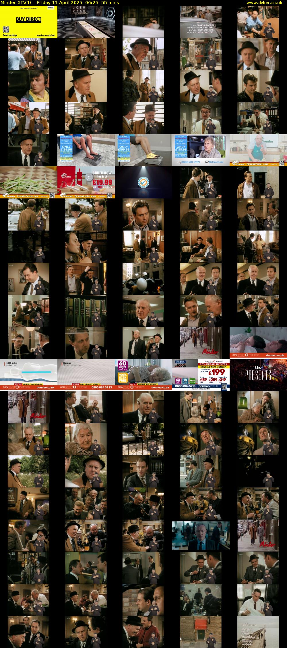 Minder (ITV4) Friday 11 April 2025 06:25 - 07:20