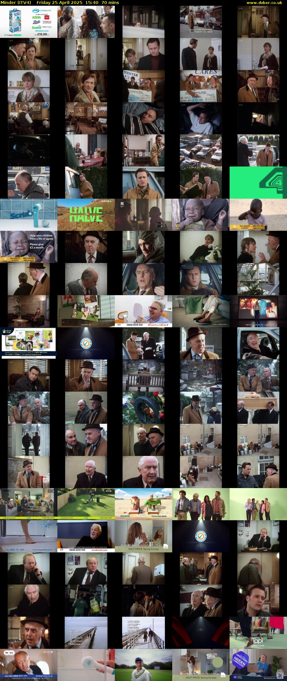 Minder (ITV4) Friday 25 April 2025 15:40 - 16:50