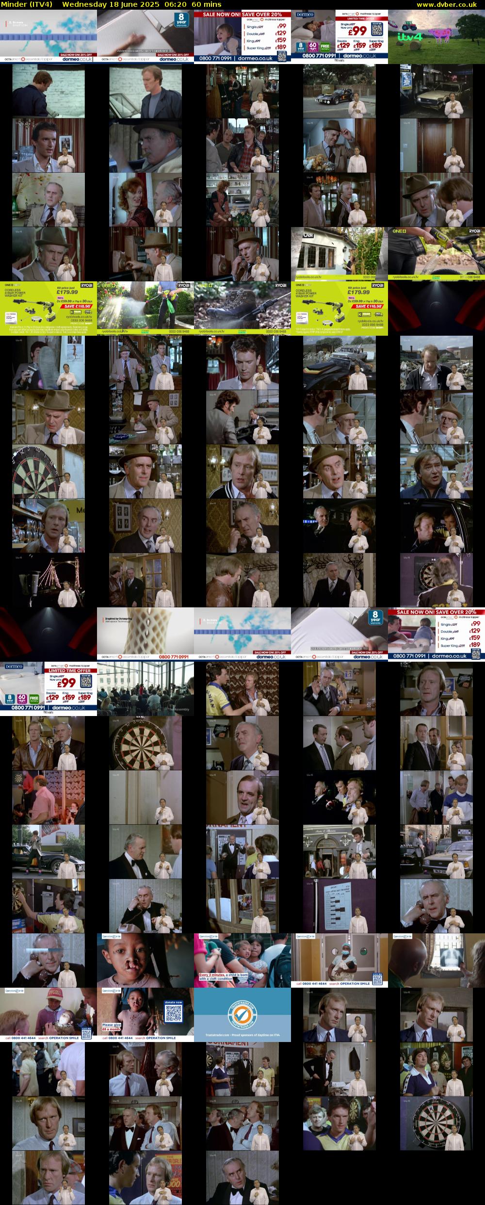 Minder (ITV4) Wednesday 18 June 2025 06:20 - 07:20