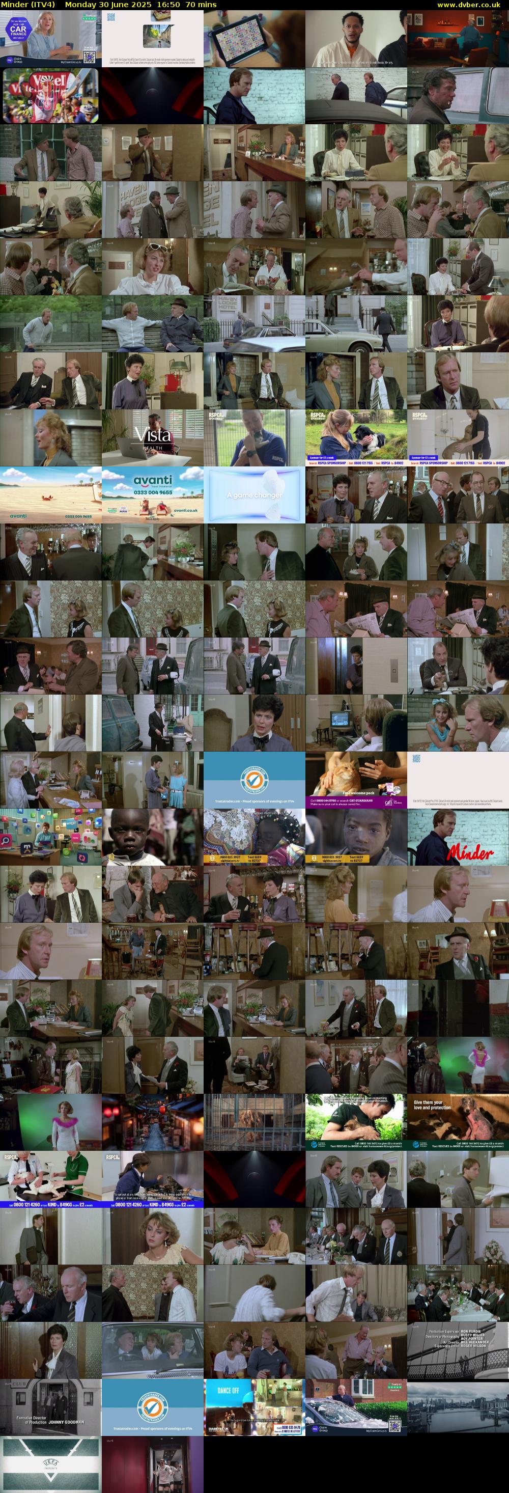 Minder (ITV4) Monday 30 June 2025 16:50 - 18:00