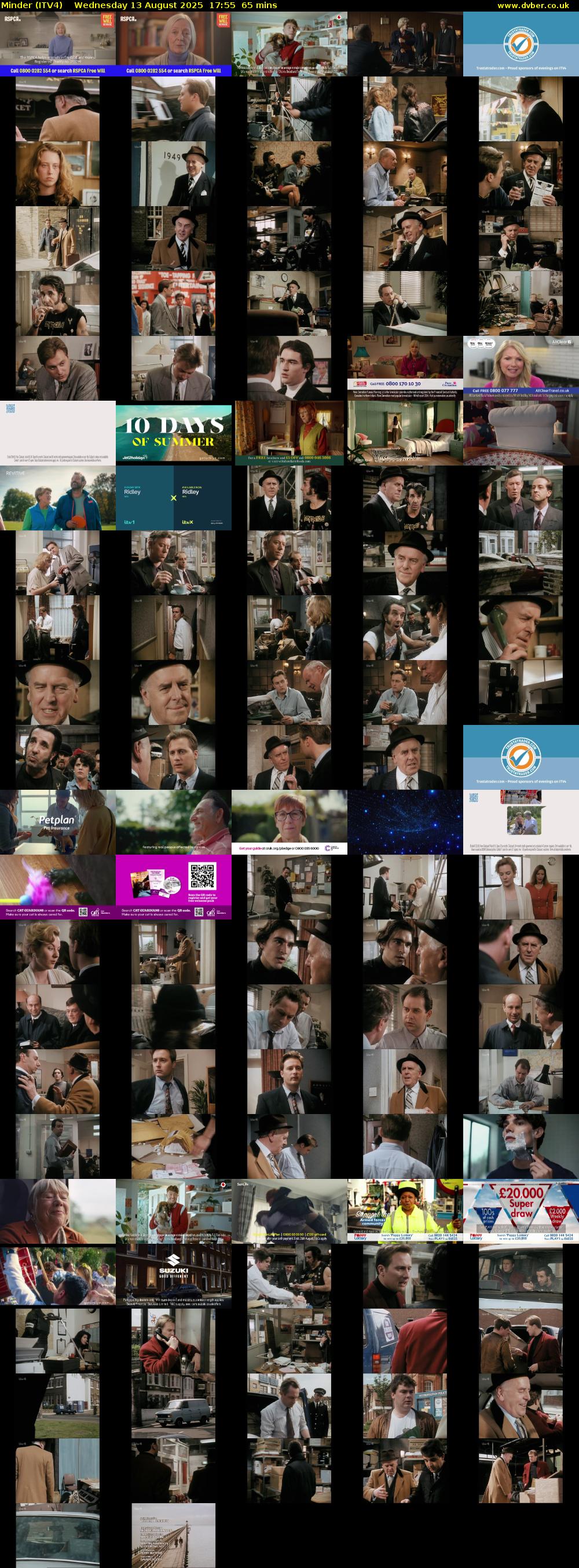 Minder (ITV4) Wednesday 13 August 2025 17:55 - 19:00