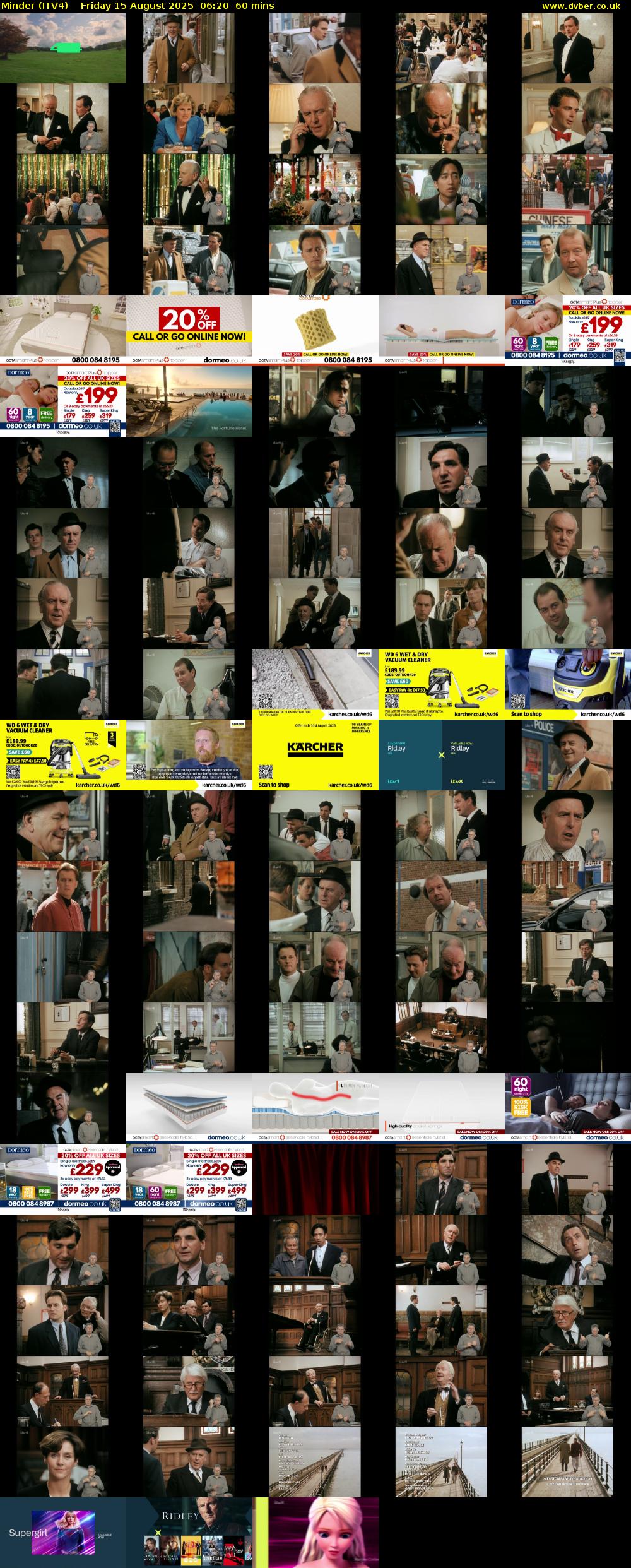 Minder (ITV4) Friday 15 August 2025 06:20 - 07:20