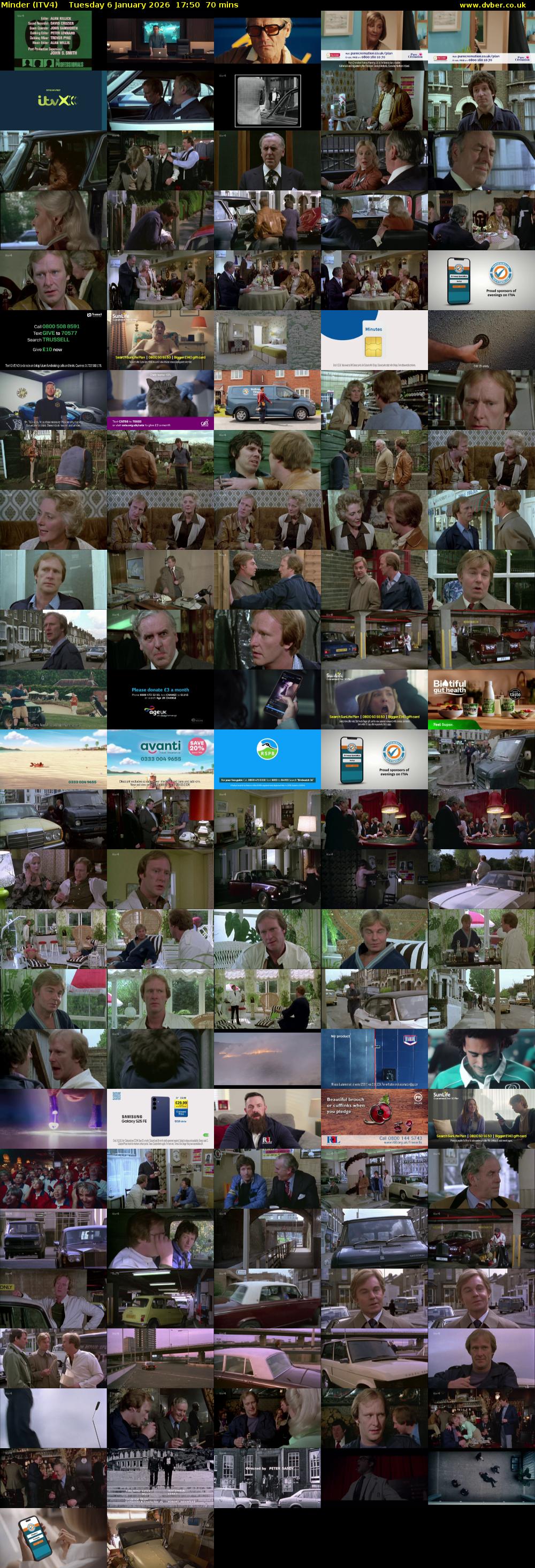 Minder (ITV4) Tuesday 6 January 2026 17:50 - 19:00